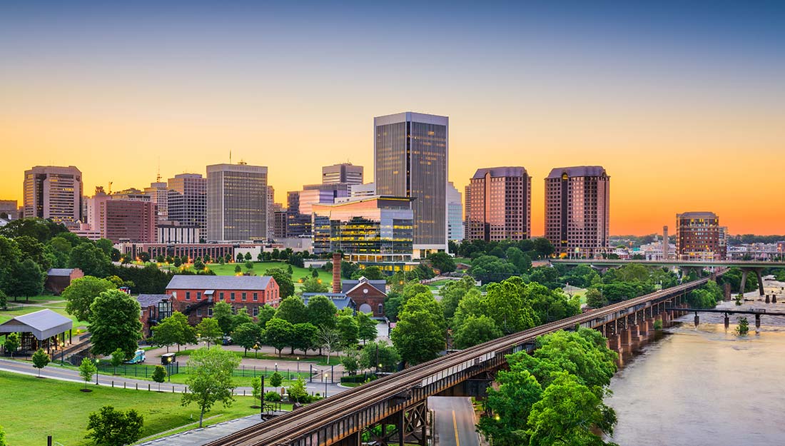 A view of Richmond