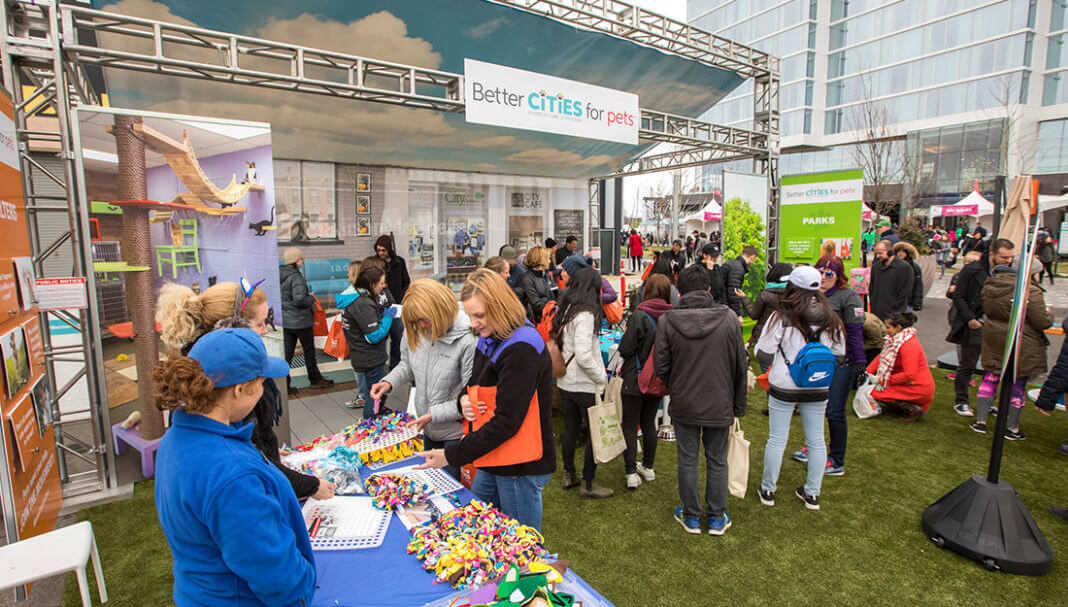 Better Cities for Pets - Pet park display|