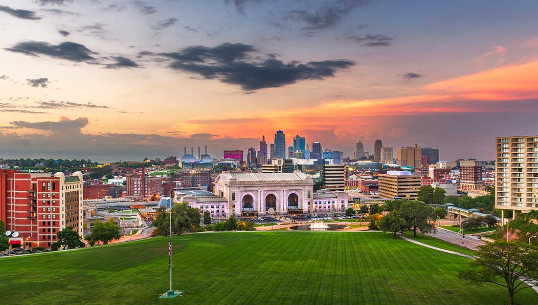 A view of the Kansas City skyline